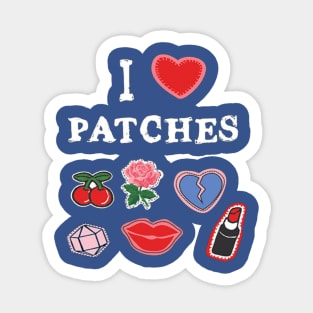 Hippie patches collection Sticker